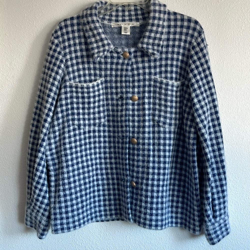 Max Studio fuzzy blazer/jacket